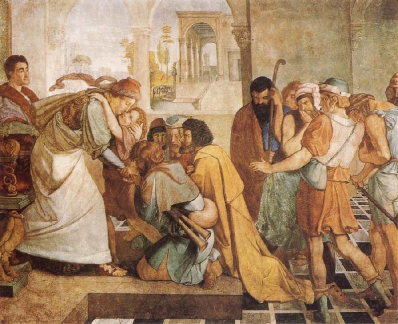 Joseph makes himself known to his brothers, Peter von Cornelius